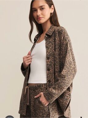 ALL DAY KNIT LEOPARD JACKET
